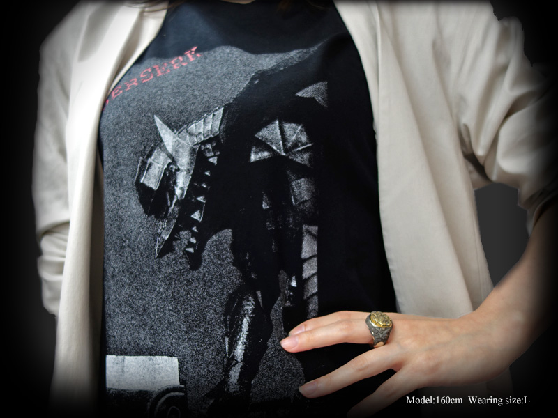 ベルセルク Tシャツ 半袖 着用イメージ