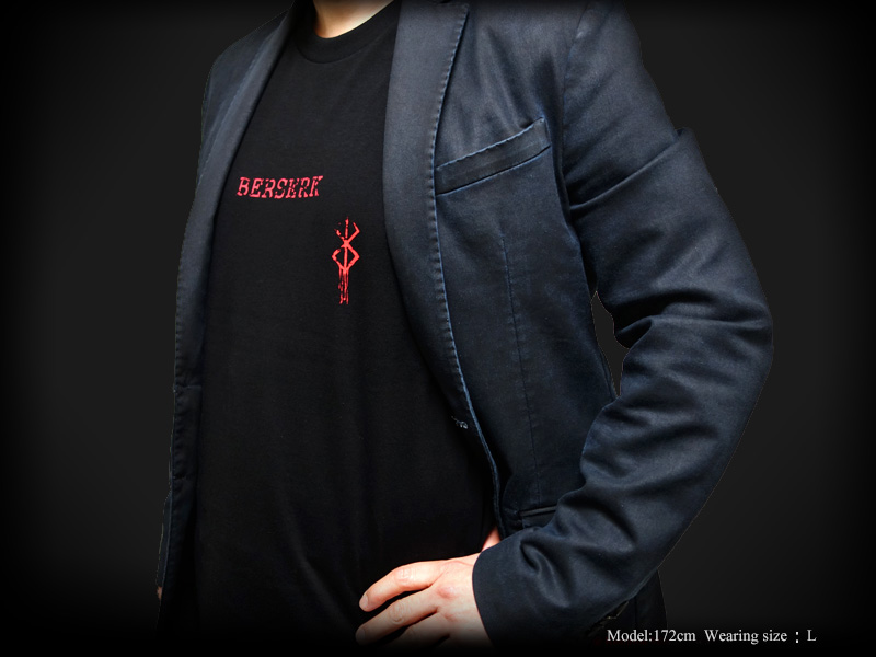 ベルセルク Tシャツ 半袖 着用イメージ